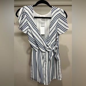 Never Worn- Everly Front Tie Romper